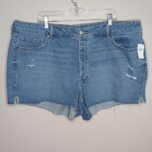 Old Navy Distressed Blue Denim Cutoff Shorts